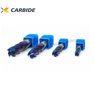 Ferramentas de Fresagem Personalizadas Zhuzhou XL Carboneto de Tungstênio HRC 65 Micro Fresa CNC Cortador