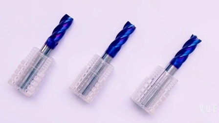 Fresas de topo revestidas com Nano azul de alta dureza para metal